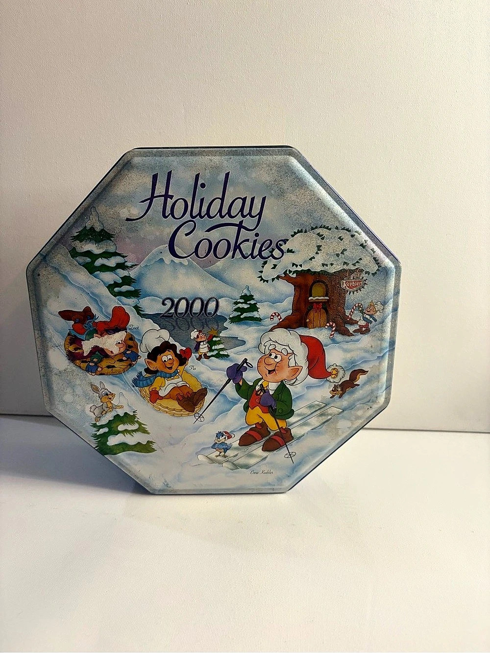 Vintage 2000 Keebler Holiday Cookies Holiday Cookies Tin